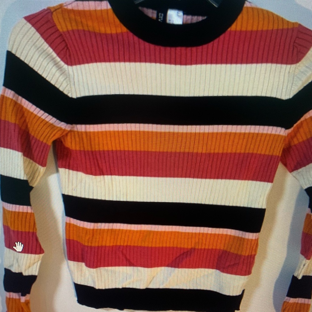 Striped Ribbed Sweater